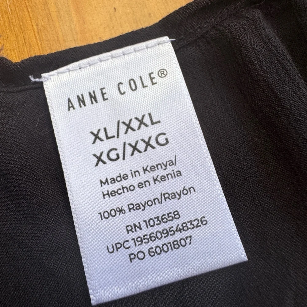 Anne Cole cover up size xl/xxl black - Picture 6 of 13